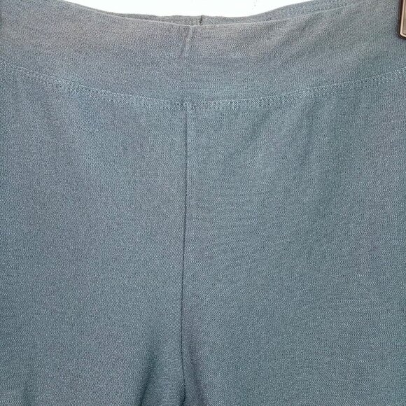 Eileen Fisher Womens Pants Size 4 Green Stretch Crepe Elastic Waist Knit - Picture 6 of 7